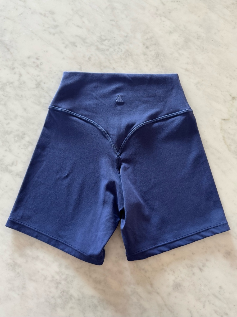 vitality blue biker shorts